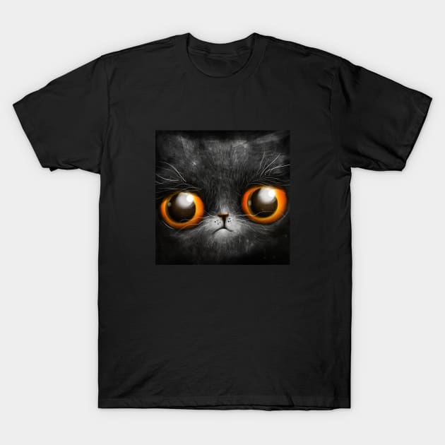 Sad cranky cat T-Shirt by Marysha_art